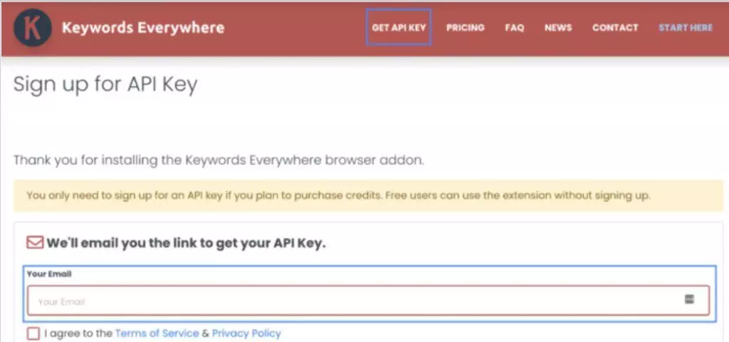 Keywords Everywhere Chrome Premium